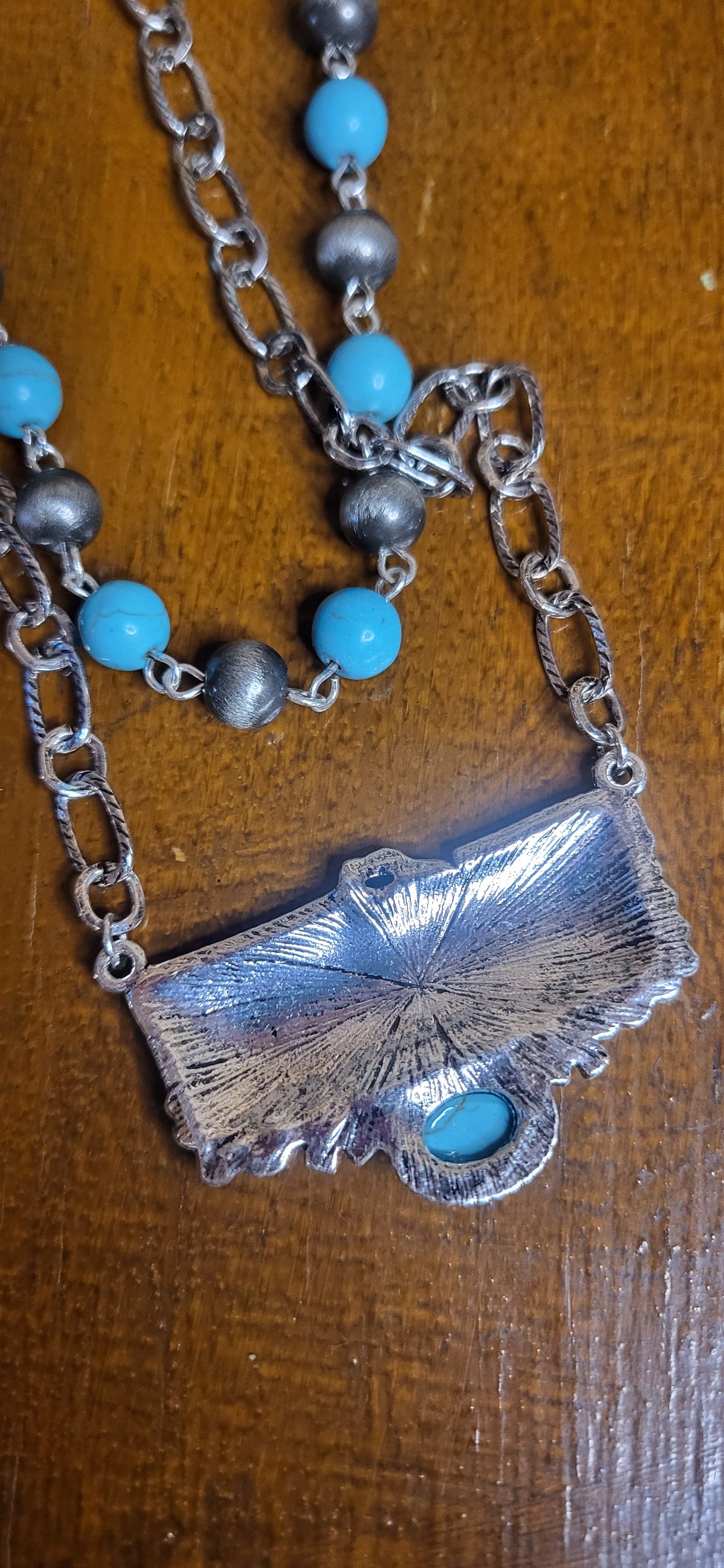 Longhorn Beer Western Necklace and Earrings