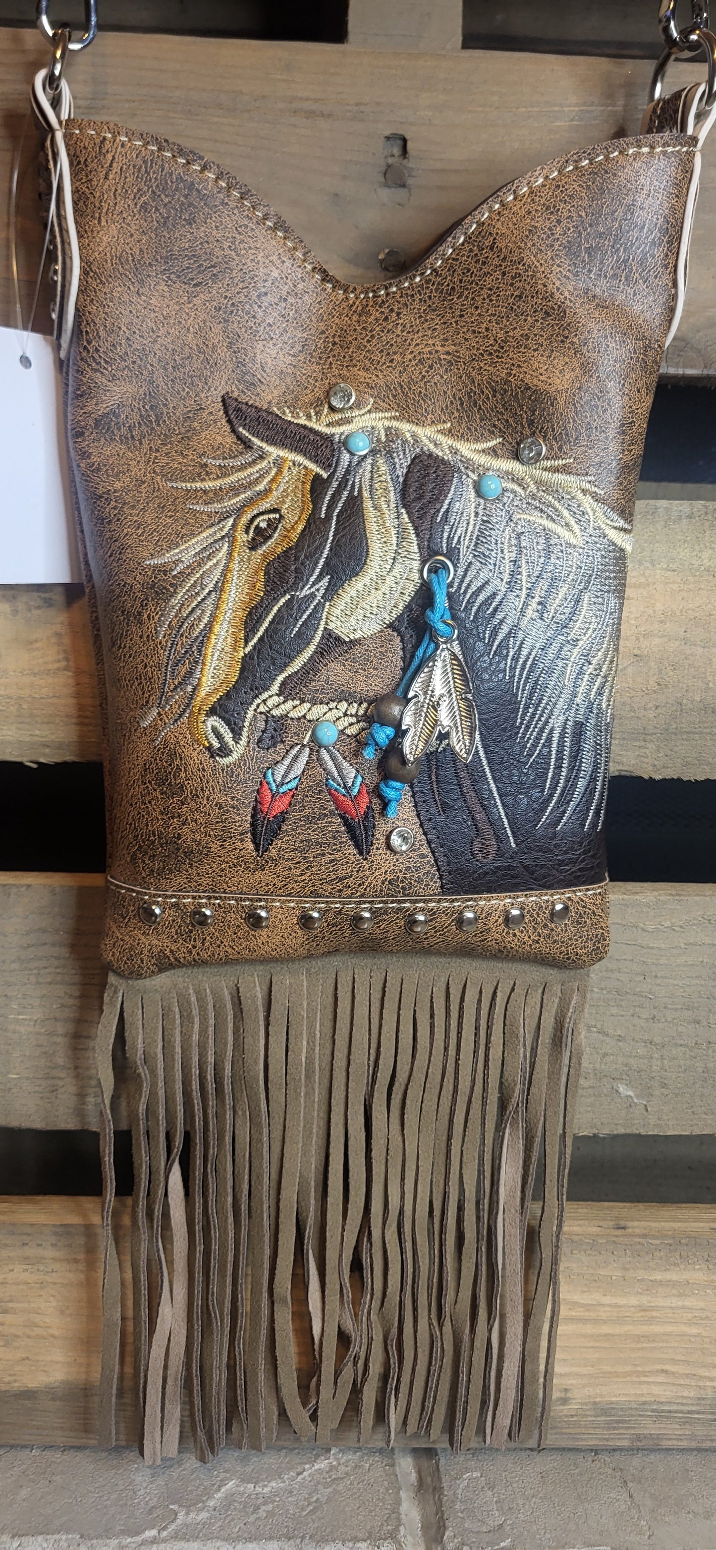 Horse Crossbody Western Messenger Pouch