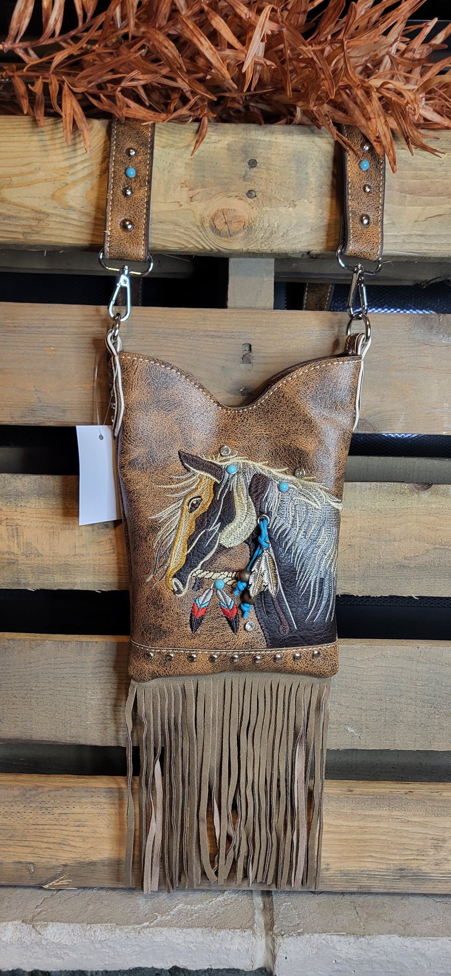 Horse Crossbody Western Messenger Pouch