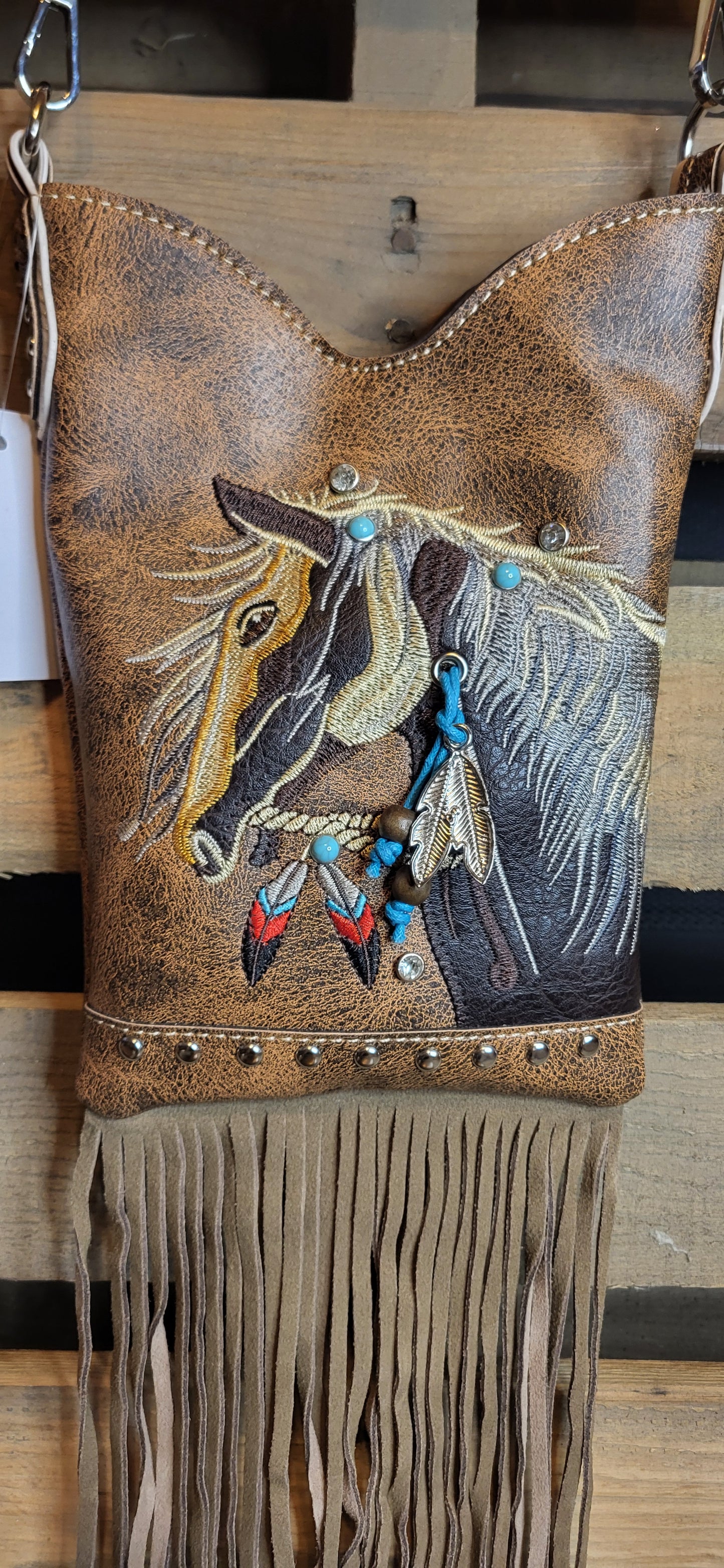 Horse Crossbody Western Messenger Pouch