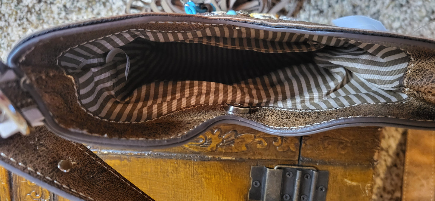 Horse Crossbody Western Messenger Pouch