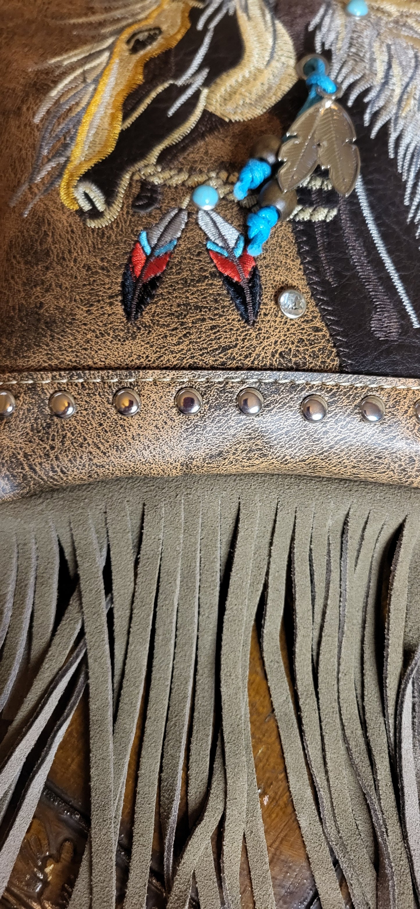 Horse Crossbody Western Messenger Pouch
