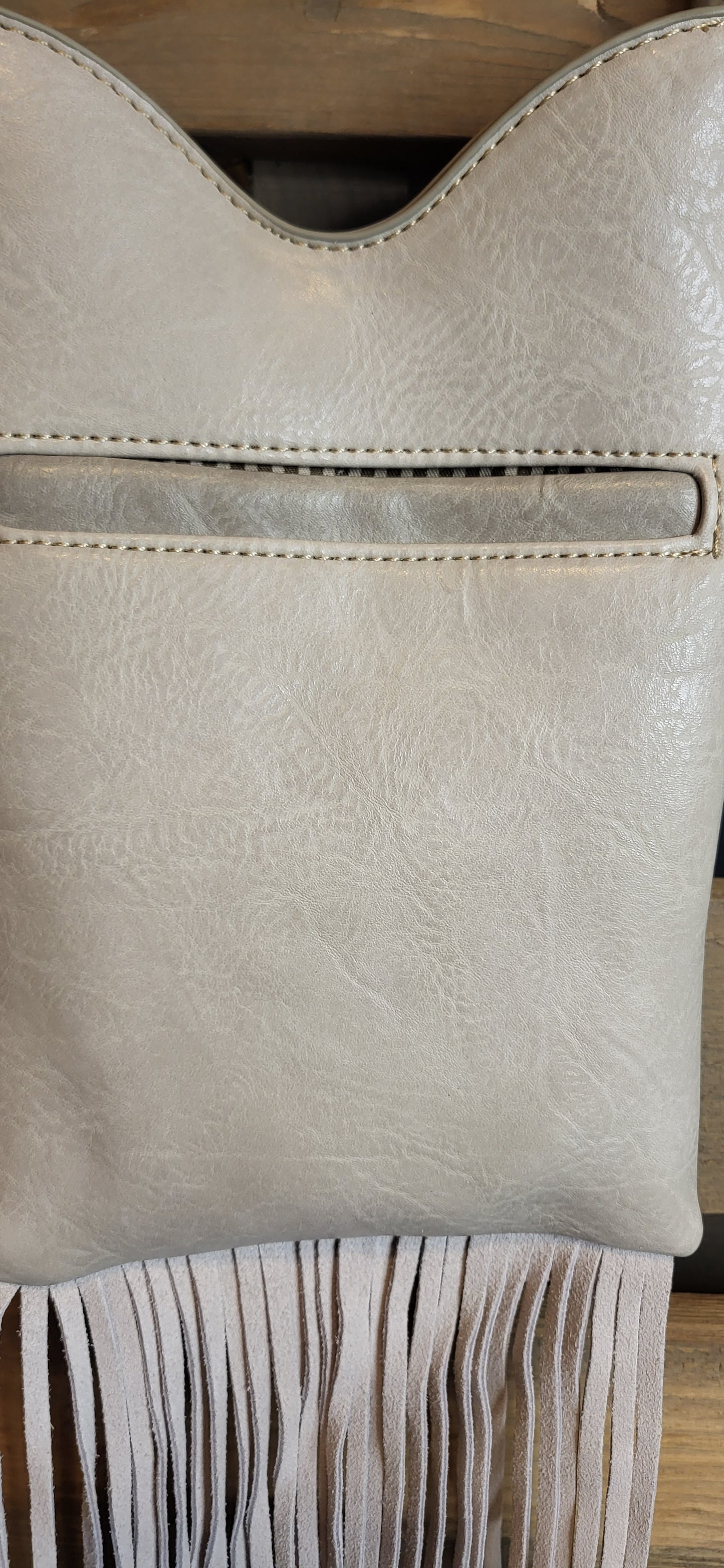 Fringe Western Crossbody Messenger Pouch