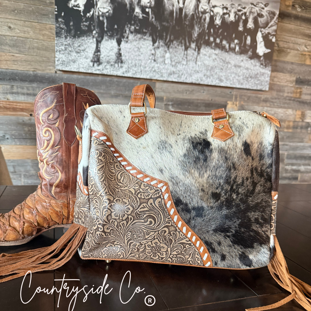 Laramie Cowhide Leather Concealed Carry Handbag